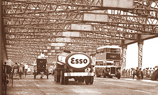 Esso Tank Truck on Howrah Bridge